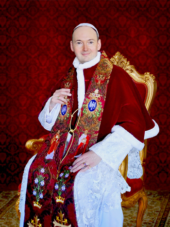 Official portrait of Pope Radislav I of Rome-Ruthenia